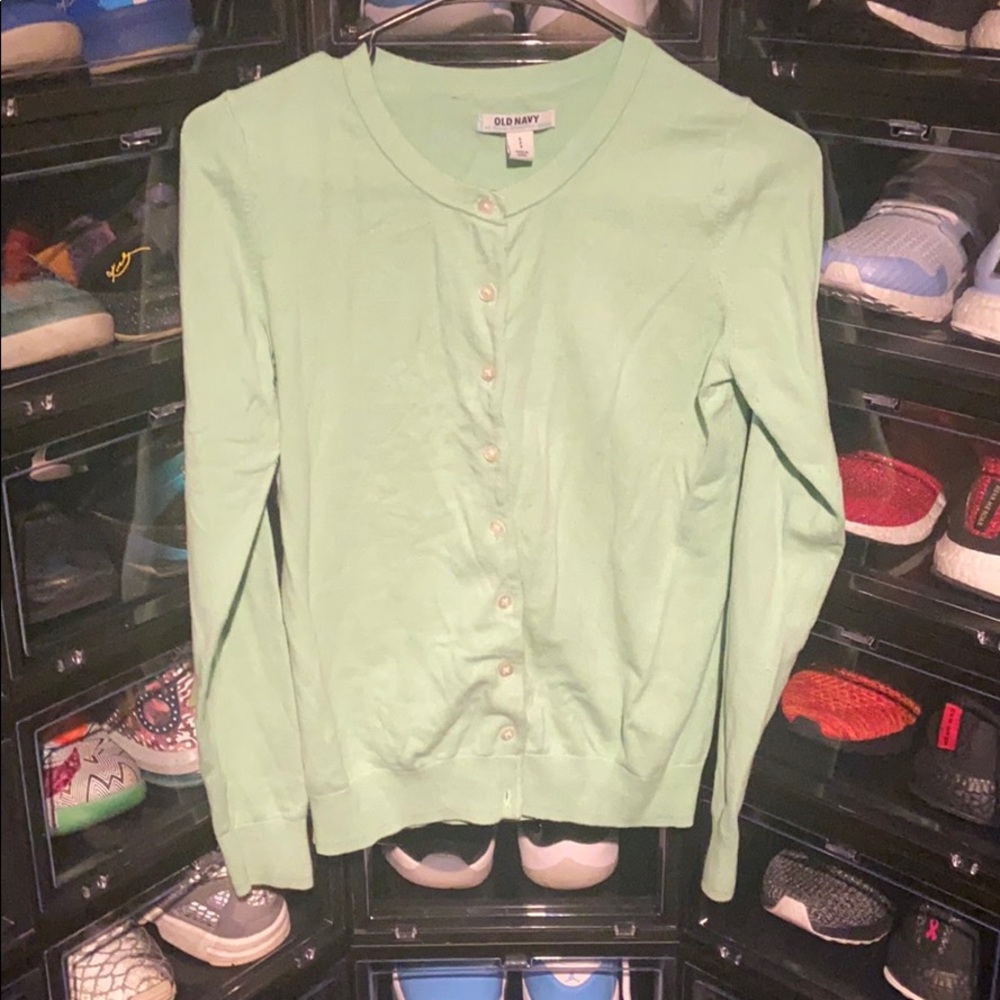 Mint Green Button Down Long Sleeve